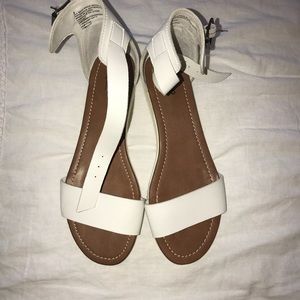 Mossimo White Strap Sandals